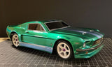 1/10 Lexan Clear RC Car Body Shell for 1968 FORD MUSTANG FASTBACK  200mm