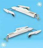 24mm*65mm Carbon Fiber RC Boat Water Stabilizer Trim Tab Fin