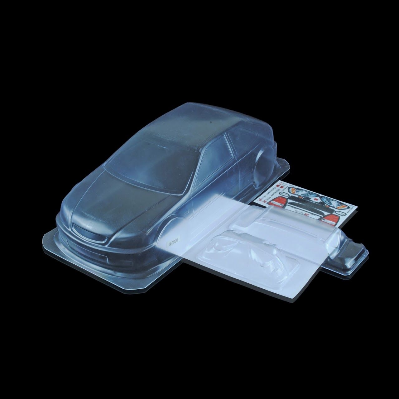 1/10 Lexan Clear RC Car Body Shell for HONDA CIVIC EK9 T4F BODY 190mm