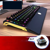 Widenman BK518 LED Backlit USB Wired Gaming 104-key Keyboard CF LOL (waterproof and dustproof)