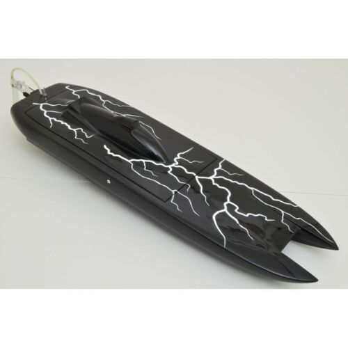 36" RC EP Silver Fox Catamaran Twin Power Epoxy Fiberglass ARR Racing Boat