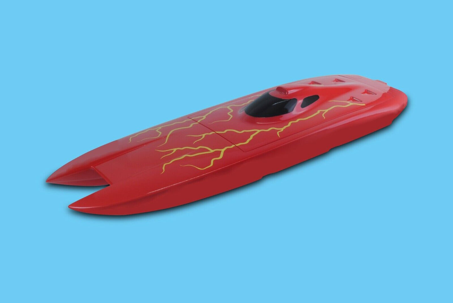 36" RC EP Silver Fox Catamaran Twin Power Epoxy Fiberglass ARR Racing Boat