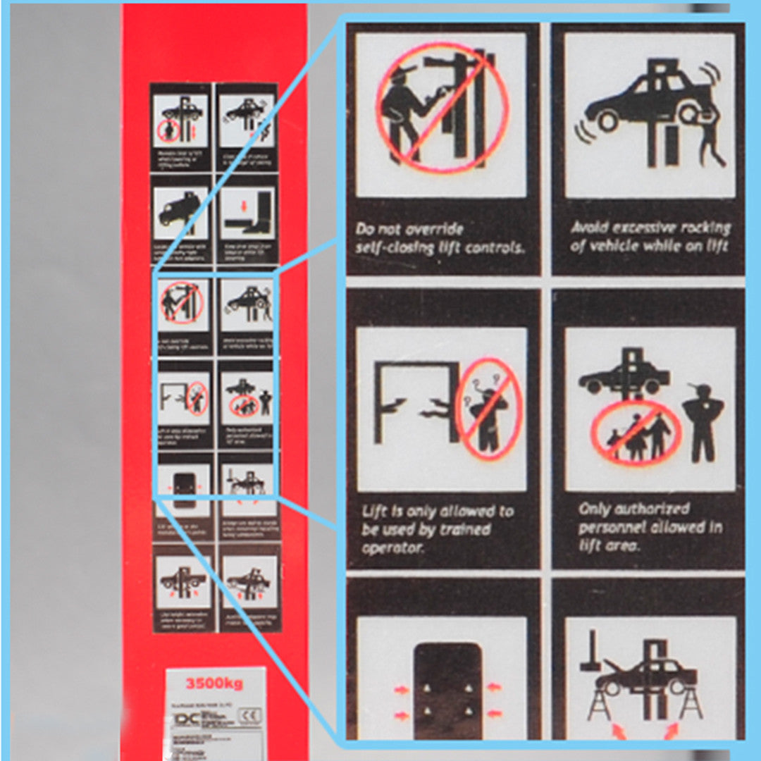 1/10 Aluminium Two-post Above Ground Lift Kit