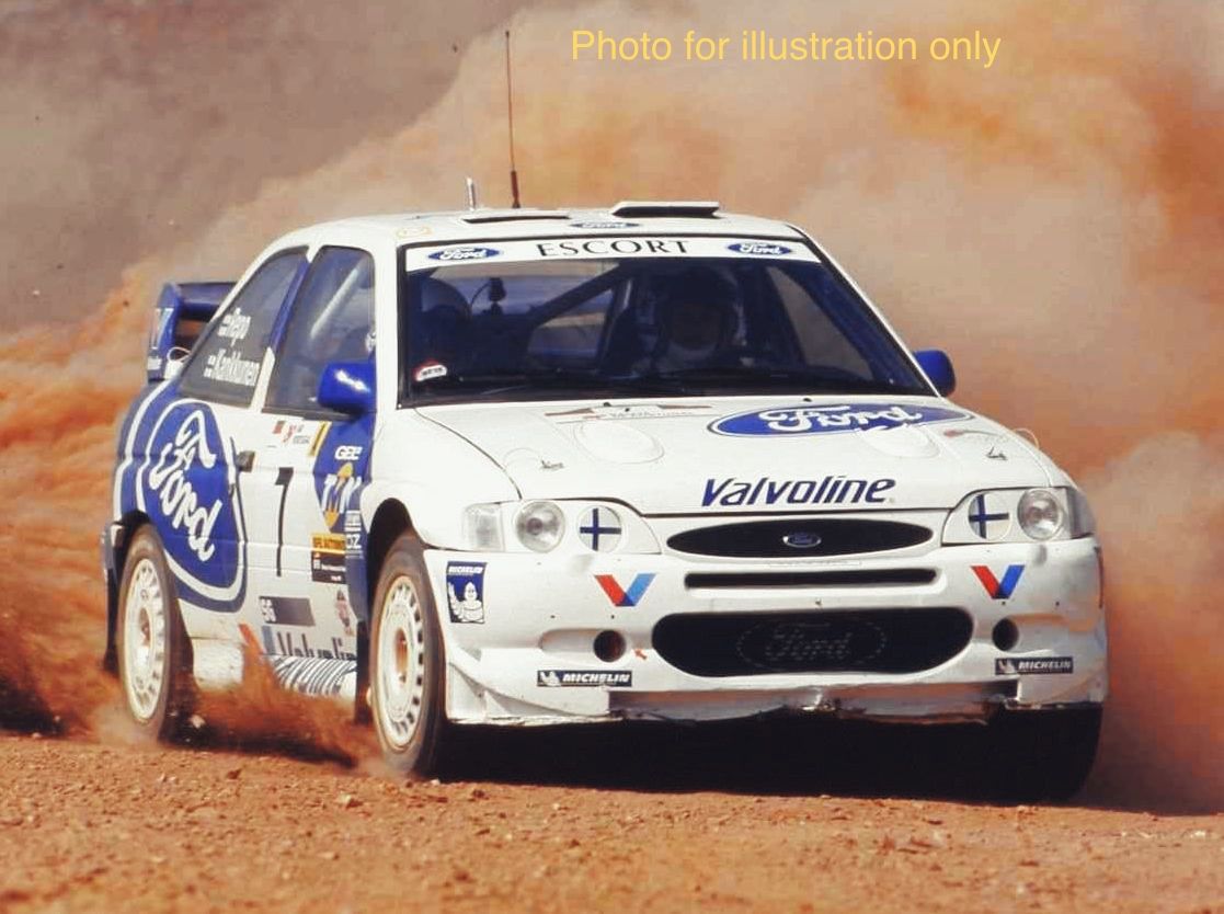 1/10 Lexan Clear RC Car Body Shell for FORD ESCORT WRC 190mm