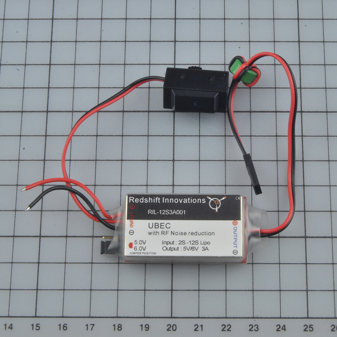 UBEC with RF noice reduction 2S-12S Lipo 5V/6V 3A