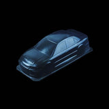 1/10 Lexan Clear RC Car Body Shell for MINI MITSUBISHI EVOLUTION III 225mm