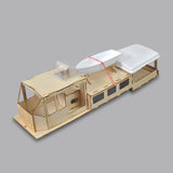 RC model boat Mistral motor yacht - FRP Hull and Plywood Boat Kit (DIY Boat)