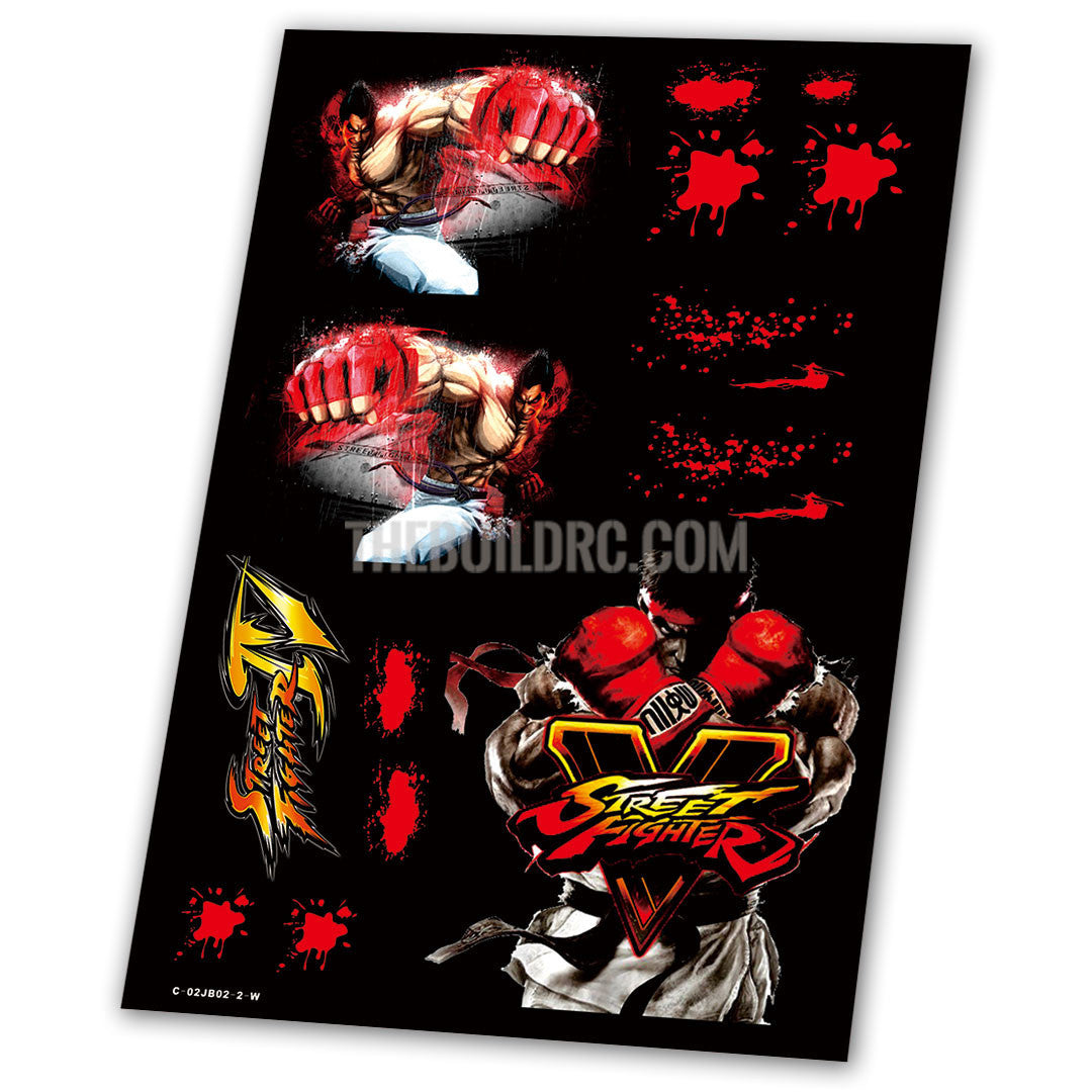 Street Fighter Aqueous Transfer Ultra-thin film Decals (2pc)