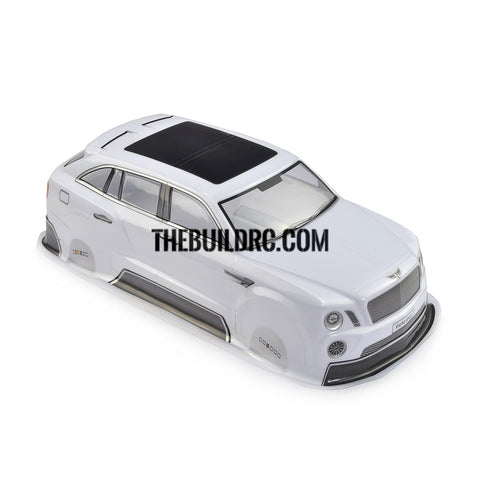 1/10 White PVC Bentley Body Shell for RC On Road Drift Car