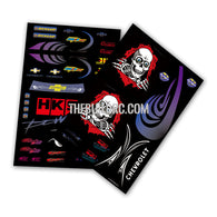 Skullington and logos Aqueous Transfer Ultra-thin film Decal (2pc)