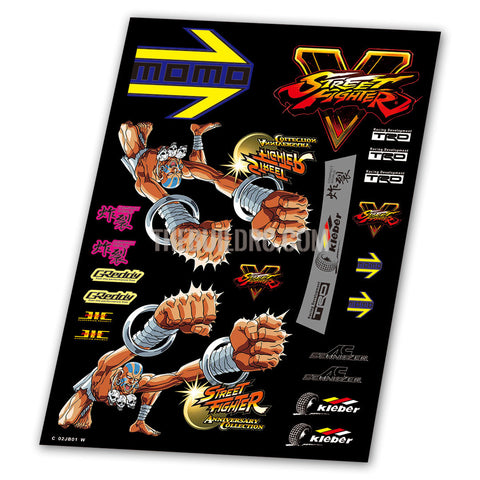 Street Fighter Aqueous Transfer Ultra-thin film Decals (1pc)