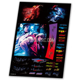 Street Fighter Aqueous Transfer Ultra-thin film Decals (1pc)