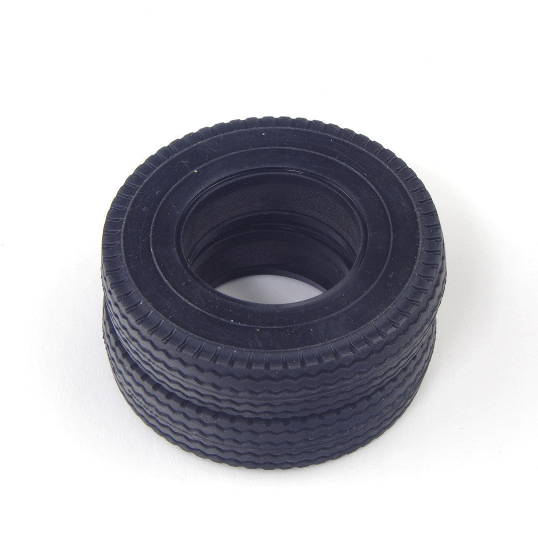1/14 Tractor Trailer Truck Rubber Tires with Sponge Insert 22mm 2pcs TAMIYA Compatible
