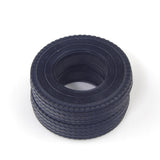 1/14 Tractor Trailer Truck Rubber Tires with Sponge Insert 22mm 2pcs TAMIYA Compatible