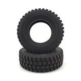 1/14 Tractor Trailer Truck Rubber Tires with Sponge Insert 30mm 2pcs TAMIYA Compatible