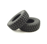 1/14 Tractor Trailer Truck Rubber Tires with Sponge Insert 30mm 2pcs TAMIYA Compatible
