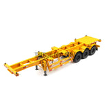 [TEST Bundle product] 1/14 40" 3 axle electric support leg skeletal container chassis and 20" container comb
