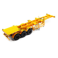 [TEST Bundle product] 1/14 40" 3 axle electric support leg skeletal container chassis and 20" container comb