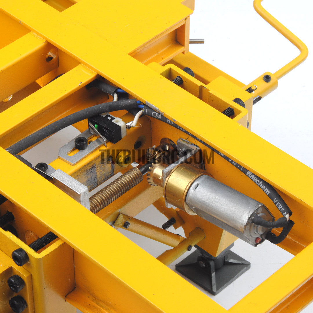 [TEST Bundle product] 1/14 40" 3 axle electric support leg skeletal container chassis and 20" container comb