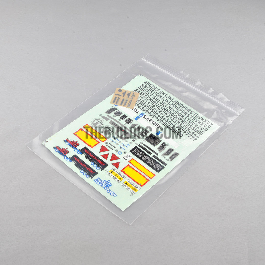 1/14 3-axis Low Top Tractor Kit compatible with Tamiya