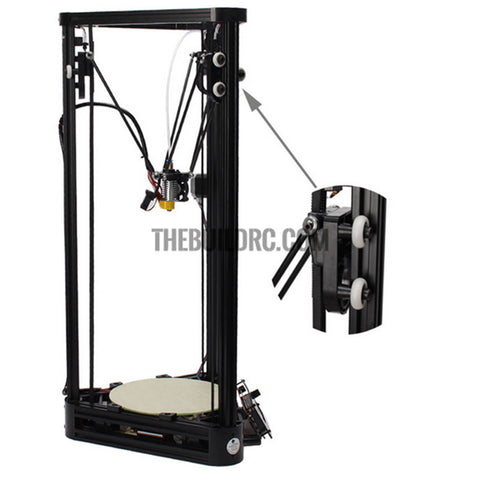 Large size Delta 3D Printer Kossel Linear Guide version 3D Printer DIY Kit impresora 3d With 2.0G SDCard 1KG Filament