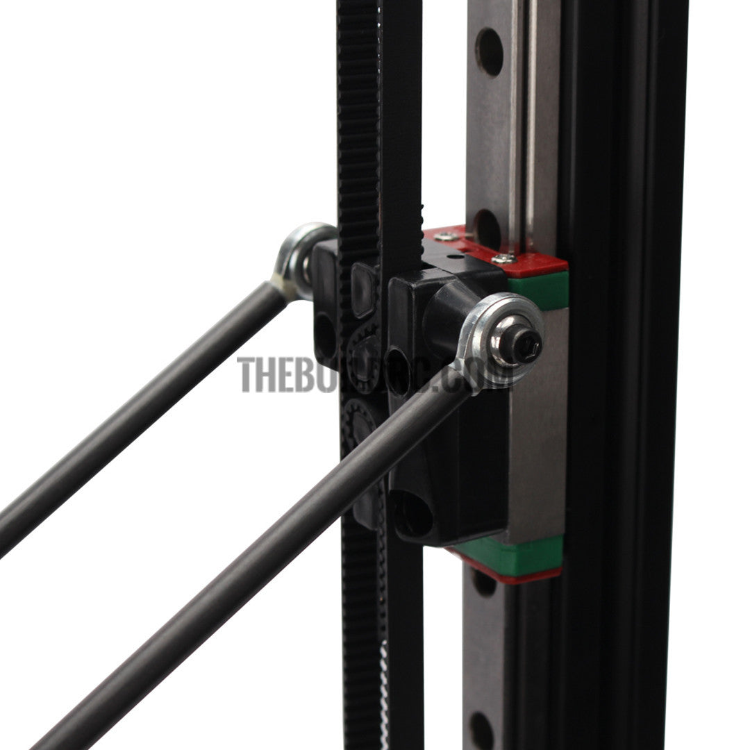 3D Printer Kit Large size Full Self-assembly Delta 3D Printer Kossel Pulley Guide Rail Version DIY Kit