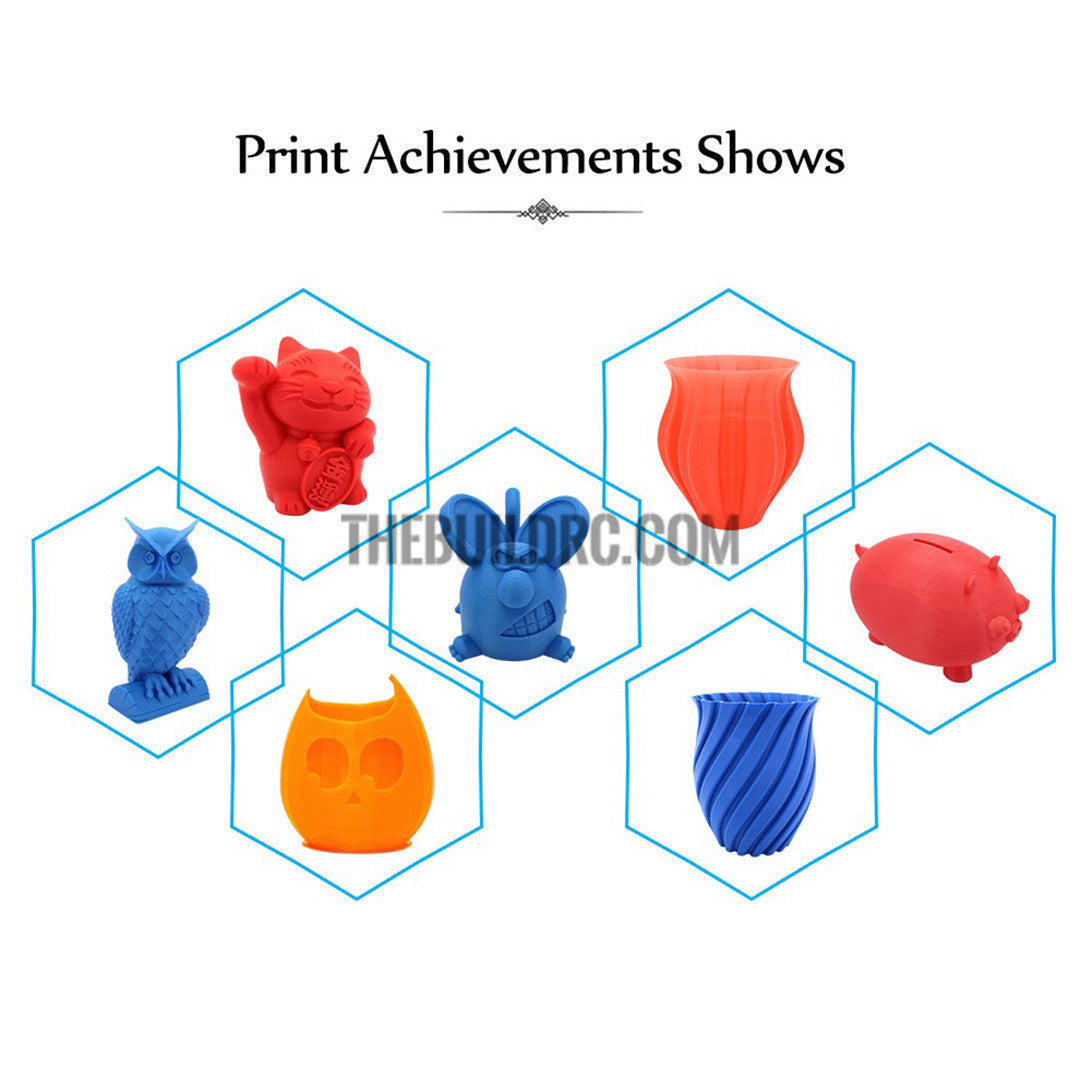 3D Printer Kit Large size Full Self-assembly Delta 3D Printer Kossel Pulley Guide Rail Version DIY Kit