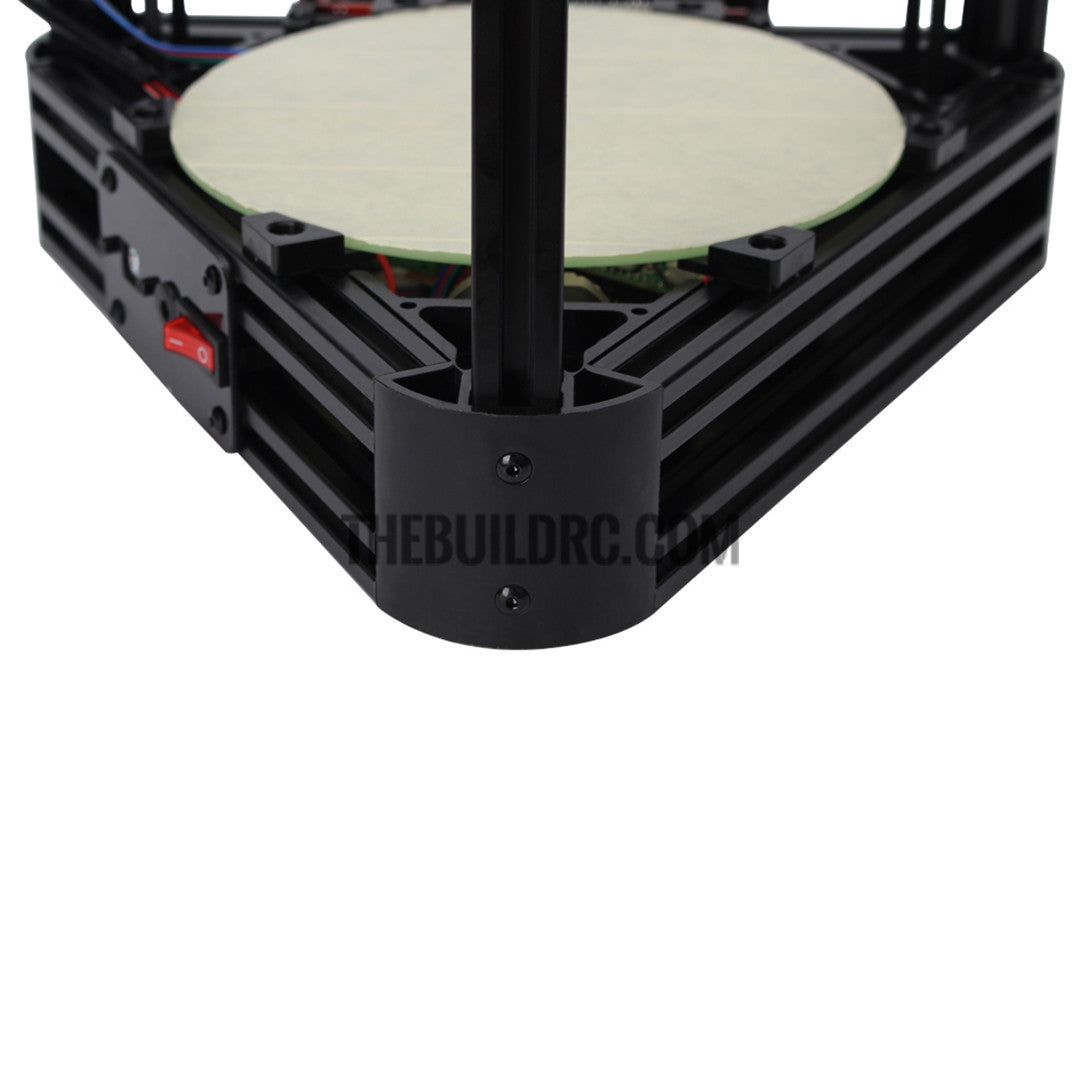 3D Printer Kit Large size Full Self-assembly Delta 3D Printer Kossel Pulley Guide Rail Version DIY Kit