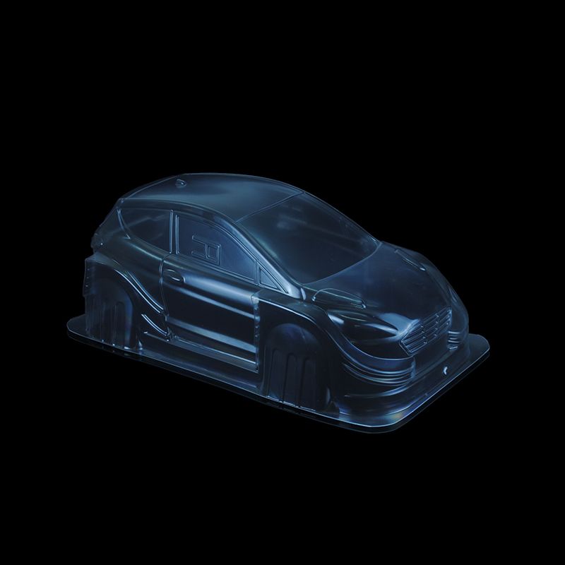 1/8 Lexan Clear RC Car Body Shell for  FORD FIESTA WRC  300mm