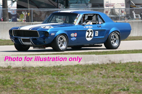 1/10 Lexan Clear RC Car Body Shell for 1968 FORD MUSTANG FASTBACK  200mm