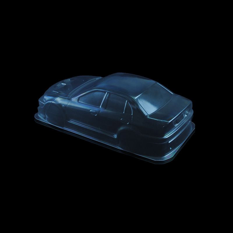 1/8 Lexan Clear RC Car GT Body Shell for LANCER EVOLUTION VI  WR8  Rally WB300mm