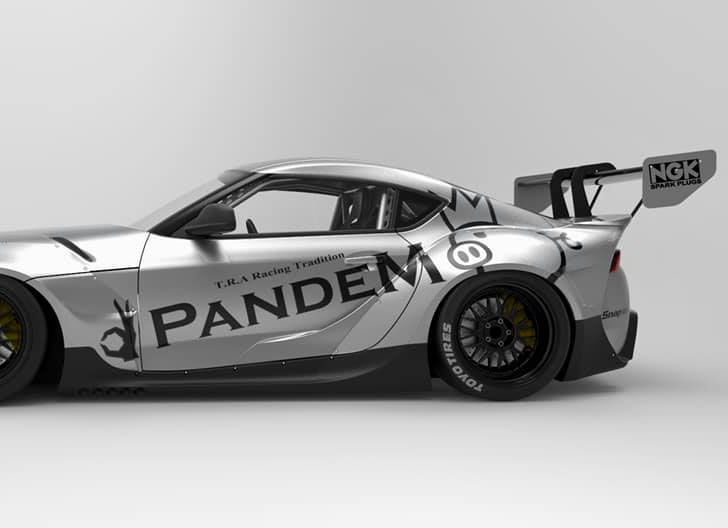 1/10 Lexan Clear RC Car Body Shell for PANDEM – TOYOTA GR SUPRA   190mm