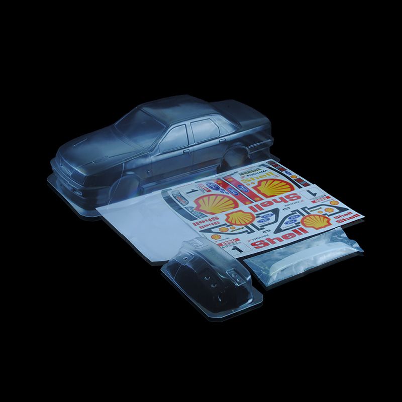 1/10 Lexan Clear RC Car Body Shell for FORD SIERRA SAPPHIRE RS   WT 190mm