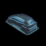 1/10 Lexan Clear RC Car Body Shell for YARIS WRC  190mm