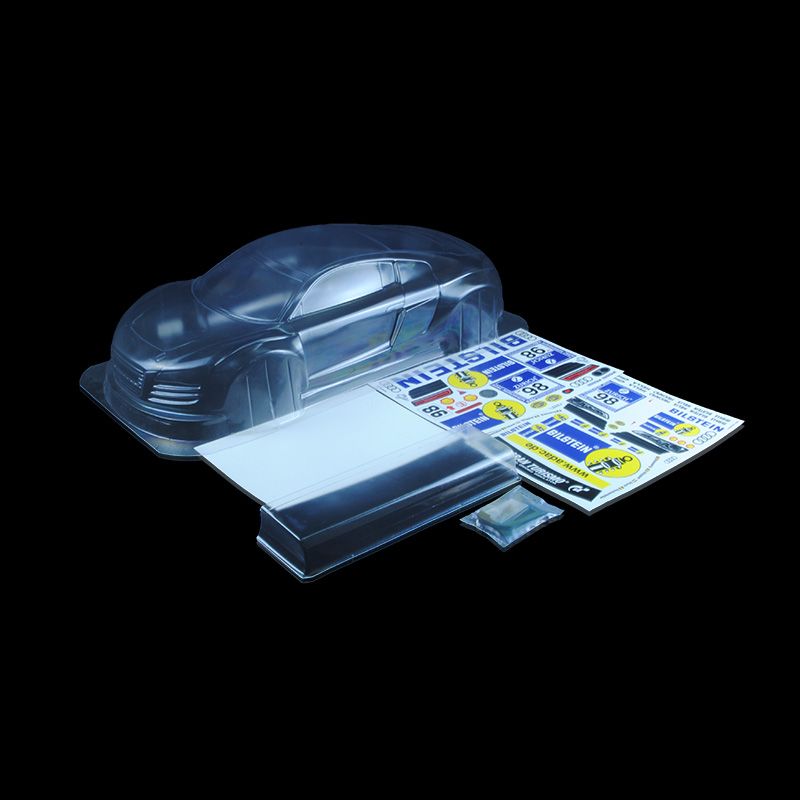 1/8 Lexan Clear RC Car Body Shell for AUDI R8 GT  360mm
