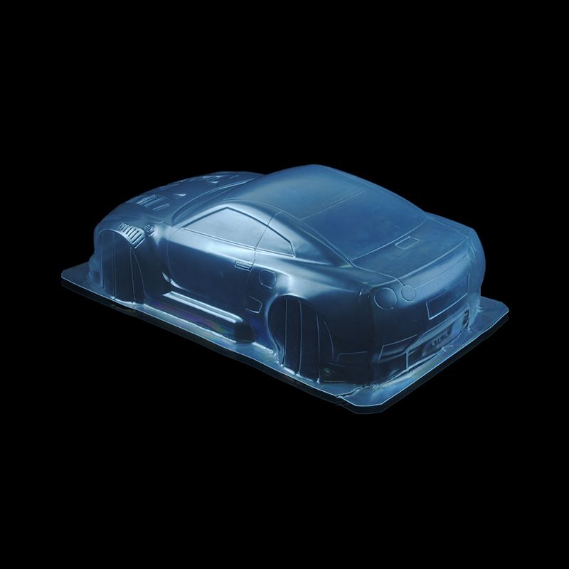 1/8 Lexan Clear RC Car Body Shell for NISSAN GTR   360mm