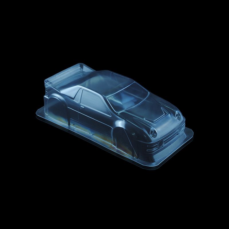 1/10 Lexan Clear RC Car Body Shell for M-Chassis MINI FORD RS200    WB 225mm