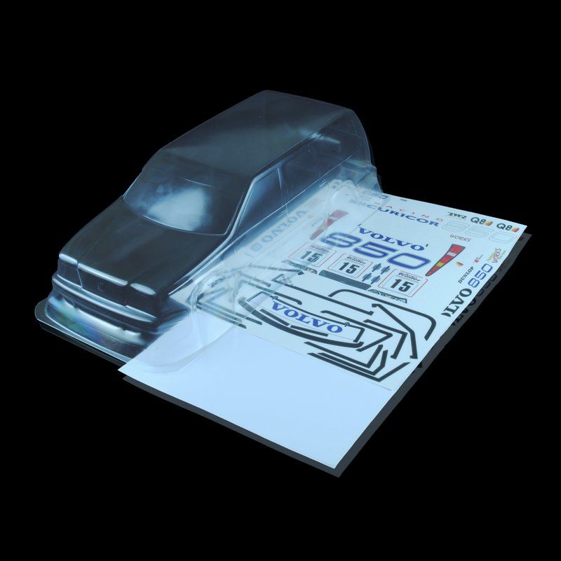 1/10 Lexan Clear RC Car Body Shell for VOLVO 850 ESTATE 190mm