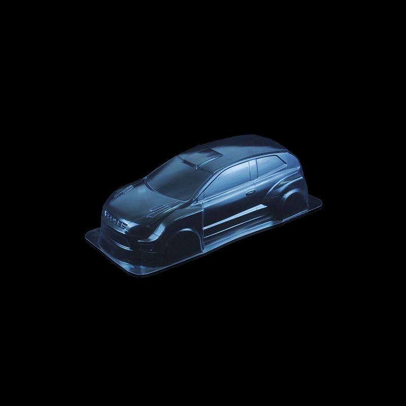 1/10 Lexan Clear RC Car Body Shell for VOLKSWAGEN POLO WRC WT190mm