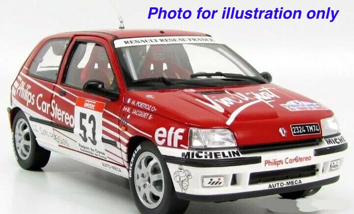 1/10 Lexan Clear RC Car Body Shell for RENAYLT CLIO 16S RALLY  190mm
