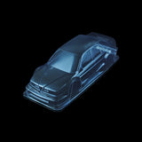 1/10 Lexan Clear RC Car Body Shell for ALFA ROMEO 155 V6  190mm