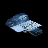 1/10 Lexan Clear RC Car Body Shell for FORD FIESTA RALLY 200mm