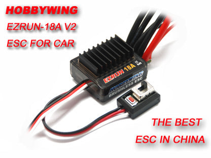 Hooray hobbywing EZRUN 18A Brushless ESC 1:18 automotive vehicle