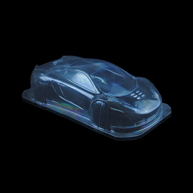 1/8 Lexan Clear RC Car Body Shell for McLAREN MP4 GT  360mm