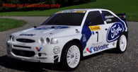 1/10 Lexan Clear RC Car Body Shell for FORD ESCORT WRC COSWORTH 190mm