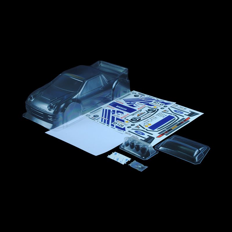 1/10 Lexan Clear RC Car Body Shell for Ford RS200 190mm