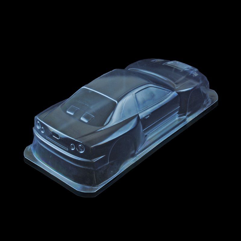 1/10 Lexan Clear RC Car Body Shell for Nissan CALSONIC Skyline GTR R34 190mm