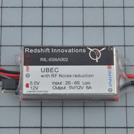 UBEC with RF noice reduction 2S-6S Lipo 5V/12V 6A