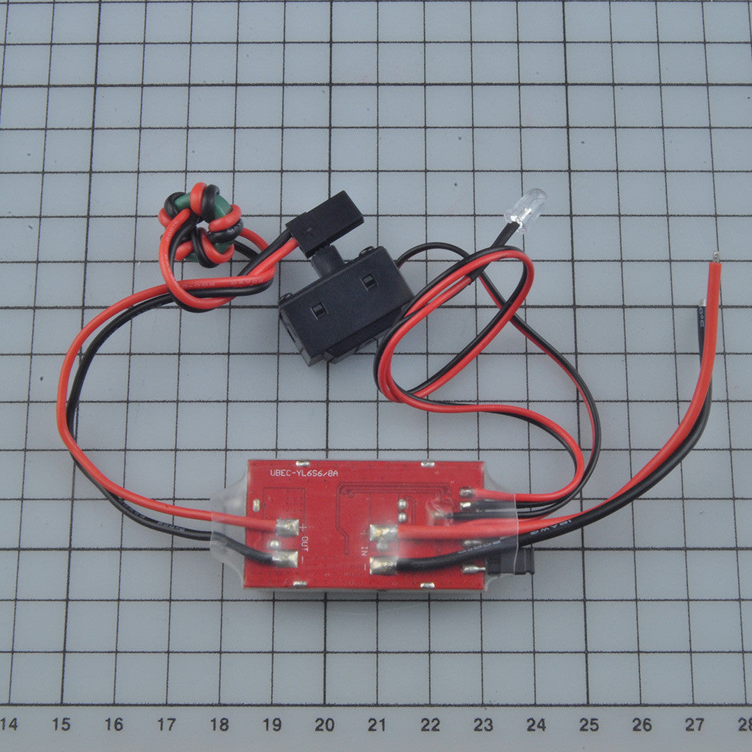 UBEC with RF noice reduction 2S-6S Lipo 5V/12V 6AD