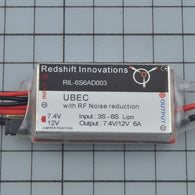 UBEC with RF noice reduction 3S-6S Lipo 7.4V/12V 6AD